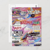 Art Event briefkaart (Voorkant / Achterkant)