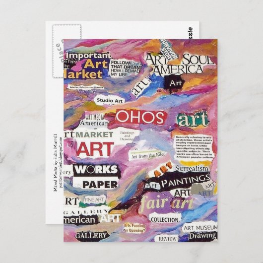 Art Event briefkaart (Voorkant / Achterkant)