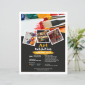Art Event Flyer Sjabloon (Staand voorkant)