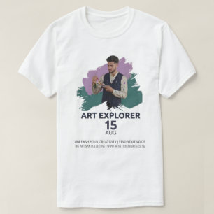 Art Explorer Artistiek Canvas Poster - Laat je gaa T-shirt