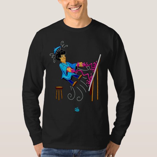 Art Explosion Creatief Schilderen T-shirt (Voorkant)