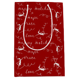 Art Fairies Prettige feestdagen Medium Cadeauzakje