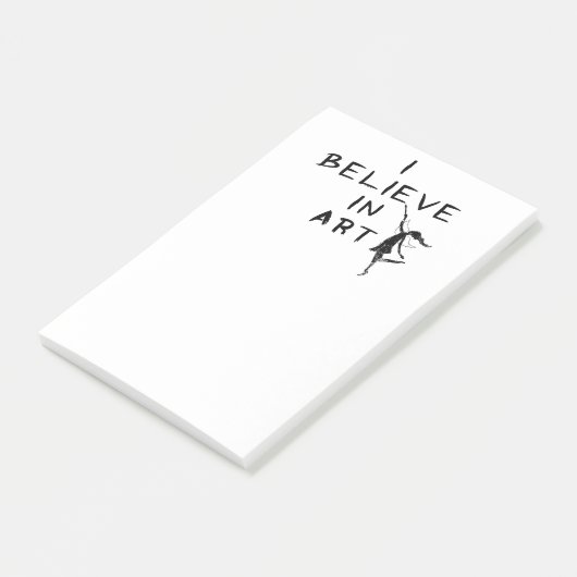 Art Fairy: Ik geloof in kunst Post-it® Notes (Schuin)