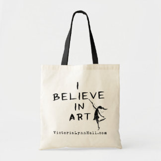 Art Fairy: Ik geloof in kunst promotiewaarde Tote Bag