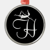 Art Fairy Inital: H Metalen Ornament (Voorkant)