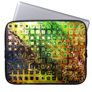 art floral ornament grunge backgrondgrafisch , gru laptop sleeve