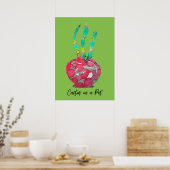 Art flower Poster (Keuken)