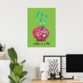 Art flower Poster (Thuiskantoor)