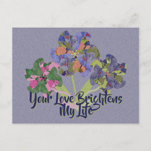 Art Flowers Briefkaart