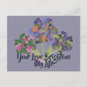 Art Flowers Briefkaart (Voorkant)