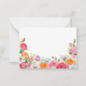 Art Flowers Rozen Notitiekaartje (Voorkant)