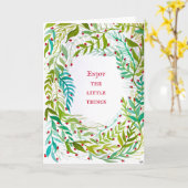 Art for Charity Greeting Card Kaart (Gele Bloem)