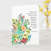 Art for Charity Greeting Card Kaart (Gele Bloem)