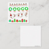 Art for Charity kerstkaart Notitiekaartje (Voorkant / Achterkant)