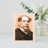 Art foto Charles Dickens Briefkaart (Staand voorkant)