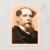 Art foto Charles Dickens Briefkaart (Voorkant)