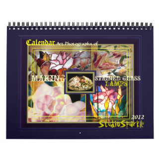 Art Foto's Glas in lood Lampen Agenda 2012 Kalender