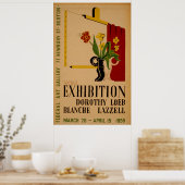 Art Gallery Exhibition Boston WPA Poster (Keuken)