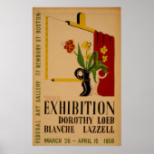 Art Gallery Exhibition Boston  WPA Poster (Voorkant)