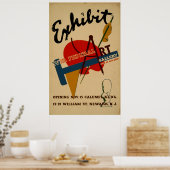 Art Gallery Exhibition New Jersey  WPA Poster (Keuken)