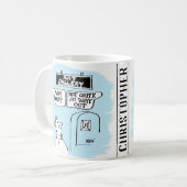 Art Gallery ondertekent "Way Out" & "Not So Way Ou Koffiemok (Voorkant links)