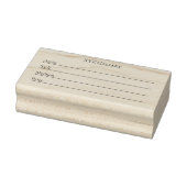 Art Gallery Tentoonstelling Label Kaart Sjabloon Rubberstempel (Stempel)