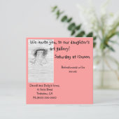 Art gallery Uitnodiging (Staand voorkant)