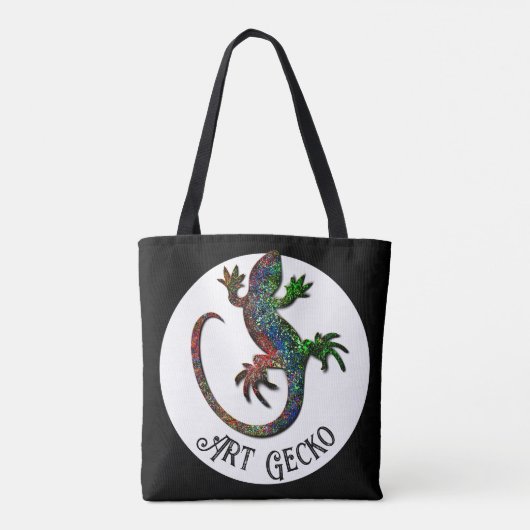 Art Gecko Tote Bag (Achterkant)