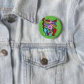art_gelukkylovecat_rnd ronde button 5,7 cm (In situ)