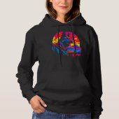 Art German Shepherd Dog Hike Hoodie (Voorkant)