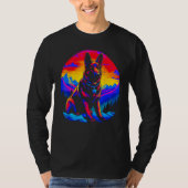 Art German Shepherd Dog T-shirt (Voorkant)