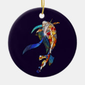 Art Glass Koi Fish ORNAMENT (Voorkant)