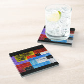 Art Glass Onderzetters (Schuin)