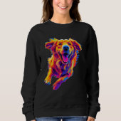 Art Golden Retriever Dog Trui (Voorkant)