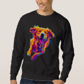 Art  Golden Retriever Dog Trui (Voorkant)