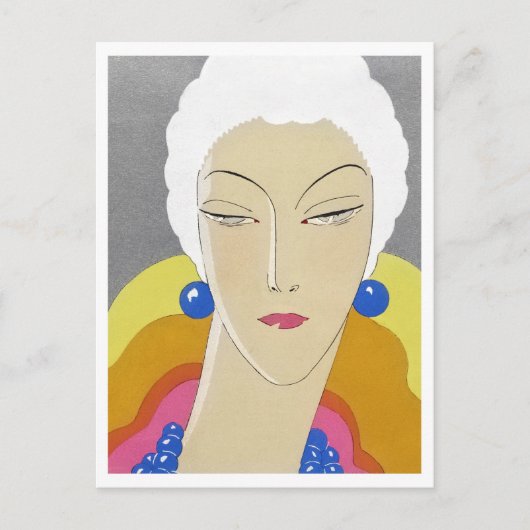 Art-Goût-Beauté (1928) mode illustratie Briefkaart (Voorkant)