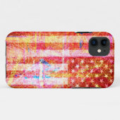 Art Grunge American Flag #3 Case-Mate iPhone Case (Achterkant (horizontaal))