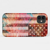 Art Grunge American Flag #6 Case-Mate iPhone Case (Achterkant (horizontaal))