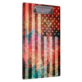 Art Grunge American Flag #6 Klembord (Rechts)