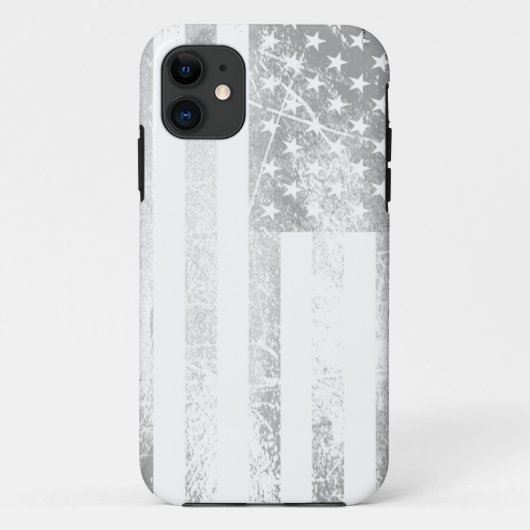 Art Grunge American Flag Case-Mate iPhone Case (Achterkant)
