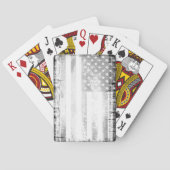Art Grunge American Flag Speelkaarten (Achterkant)