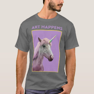 Art Happens Eenhoorn Paard T-shirt