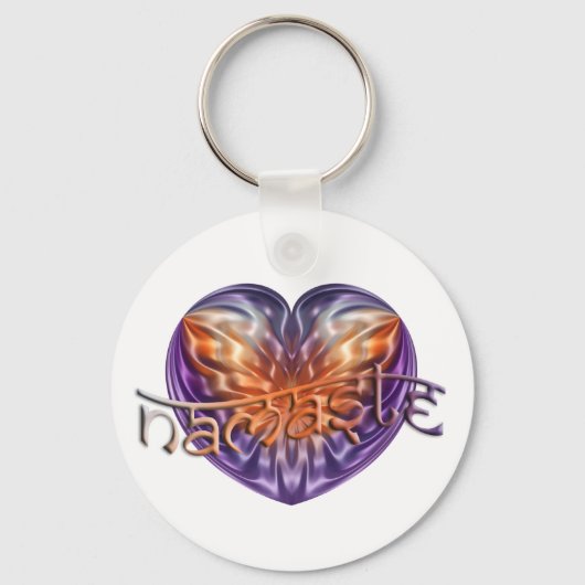 ART Hart NAMASTE Sleutelhanger (Voorkant)