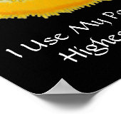 Art # - Healing Art derde kakra - Zelfvertrouwen Poster (Hoek)