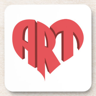 Art Heart Bier Onderzetter
