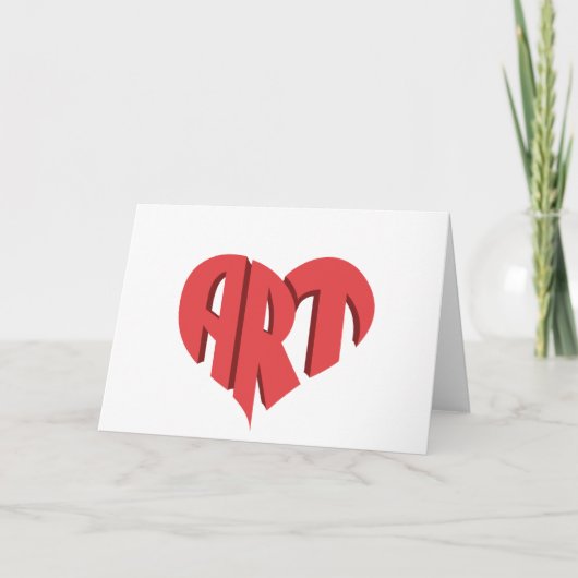 Art Heart Kaart (Voorkant)