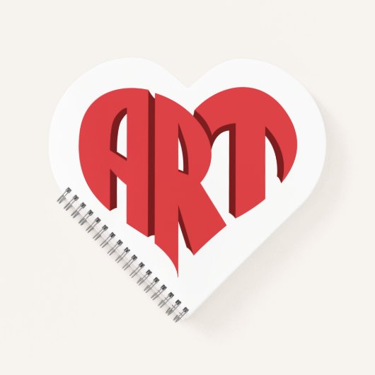 Art Heart Notitieboek (Voorkant)
