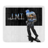 Art - Hiker Silhouette - John Muir Trail Text Snijplank (Voorkant)