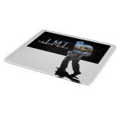 Art - Hiker Silhouette - John Muir Trail Text Snijplank (Hoek)