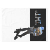 Art - Hiker Silhouette - John Muir Trail Text Tafelkleed (Voorkant (Horizontaal))